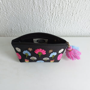FLOWERS MAKEUP POUCH