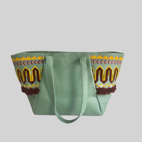 NEW TOTE BAG GREEN