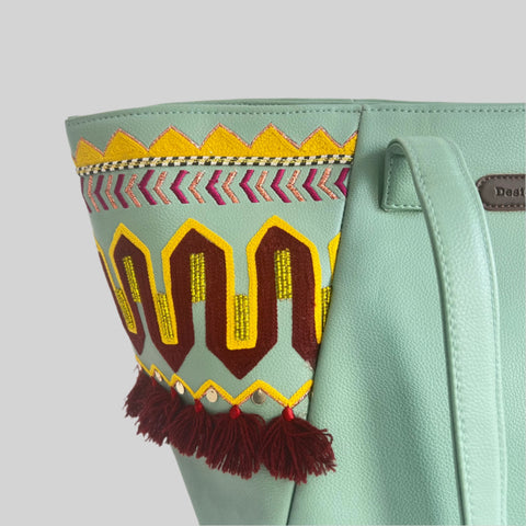 NEW TOTE BAG GREEN