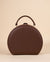 Box-style sling bag featuring leopard embroidery with gold zari and nakshi work