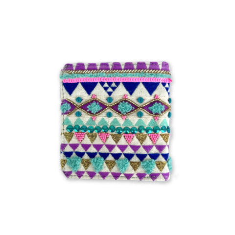 NEO TRIANGLES SNAP BUTTON WALLET