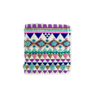 NEO TRIANGLES SNAP BUTTON WALLET