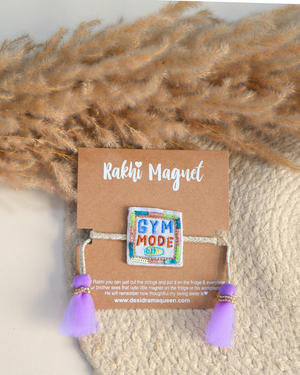 Rakhi Magnets Gym Mode On