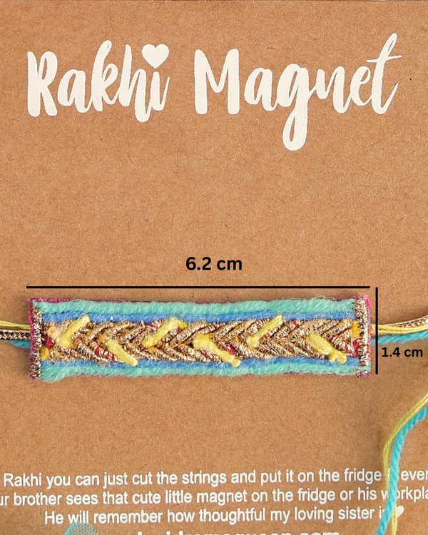 Rakhi Magnets Sunehri