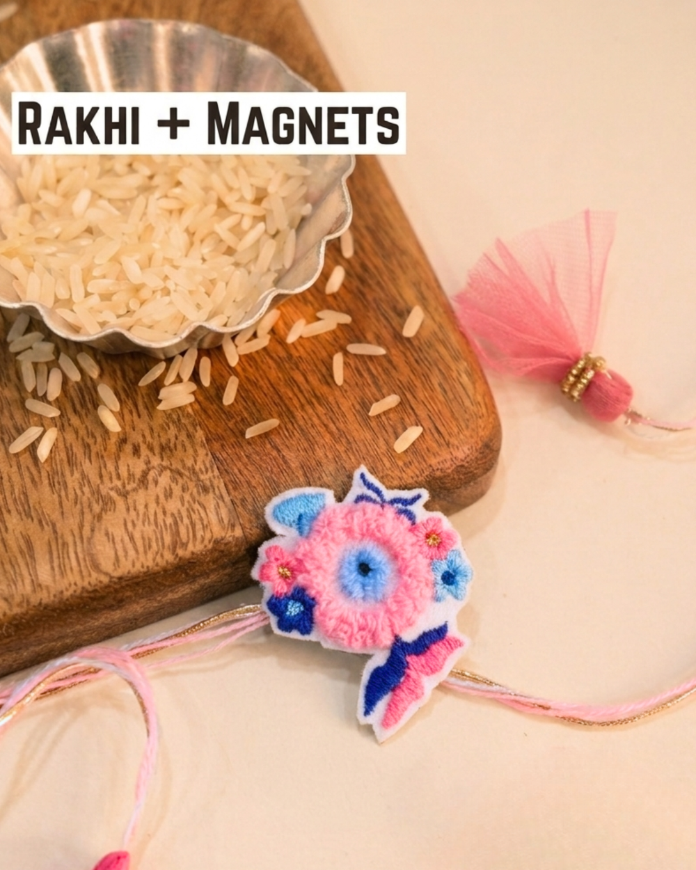 Rakhi Magnets Evil Eye Floral