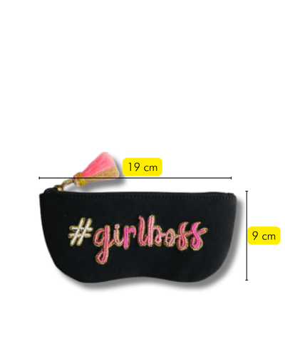 Stash your sunglasses in the comfort of fanciness with the stunning range of sunglass covers by Desi drama queen. Whether you need sunglasses for a road trip or an extra pair of reading glasses to take to work, you can keep your lenses secure and scratch-free.