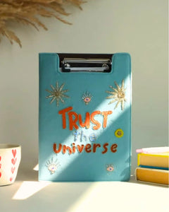 Trust The Universe - Embroidered Reusable Journals