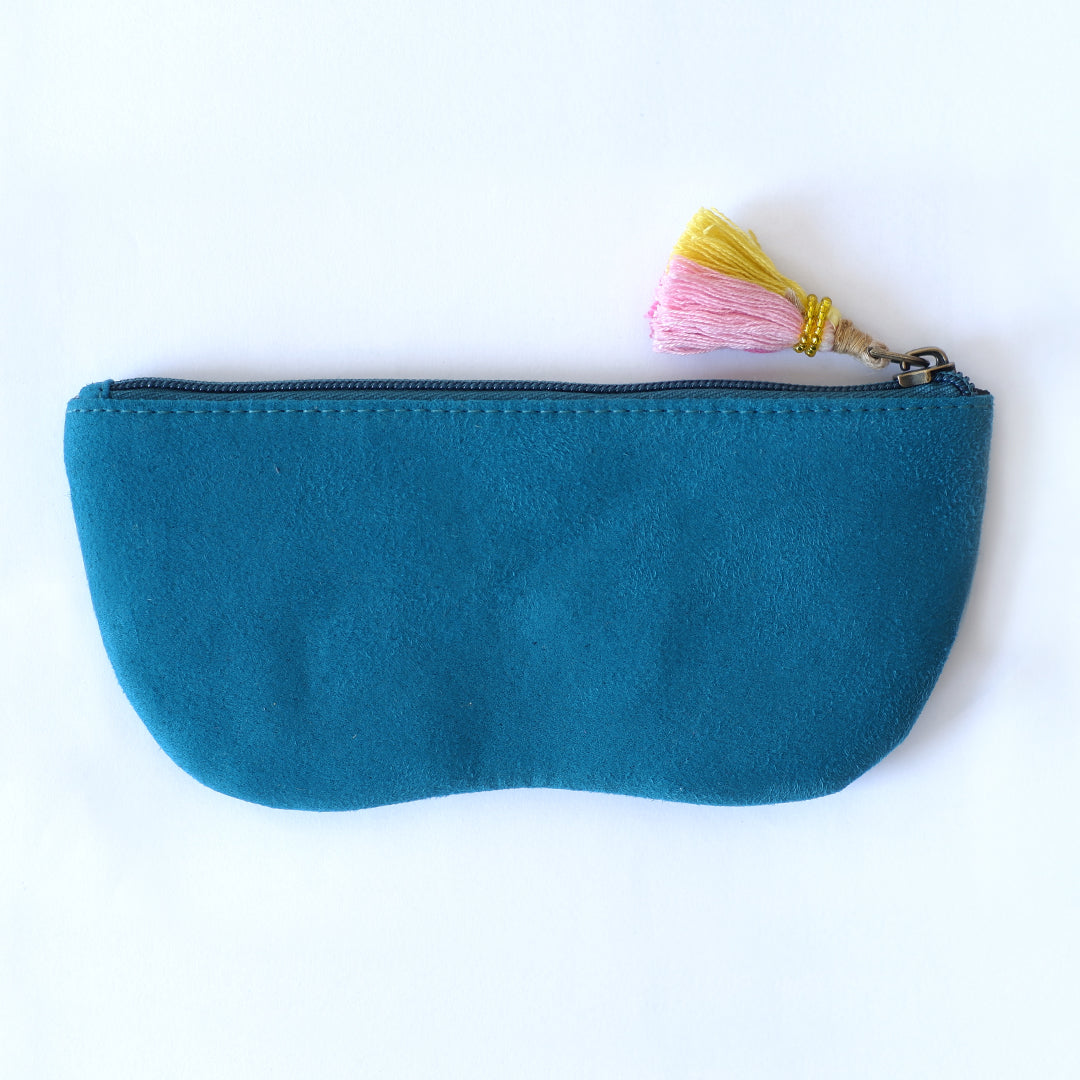 personalised sunglasses case, personalized sunglass case, "Colorful hand embroidered sunglass cover - ideal for specs or sunglasses"