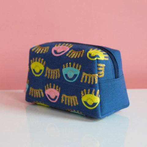 Evil Eye makeup pouch