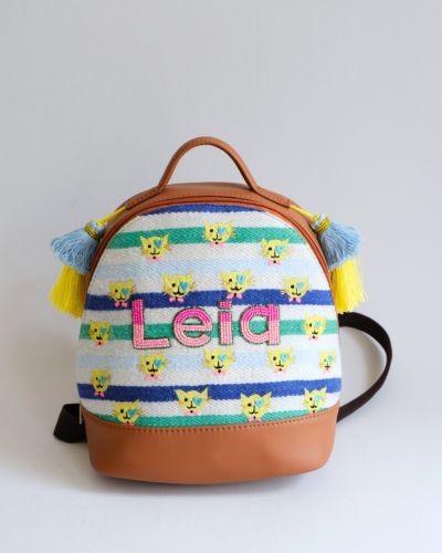 Personalized Backpack - Cat Embroidery