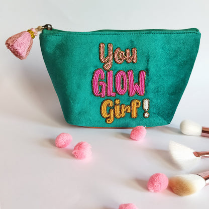You glow girl -Make up kit sea green