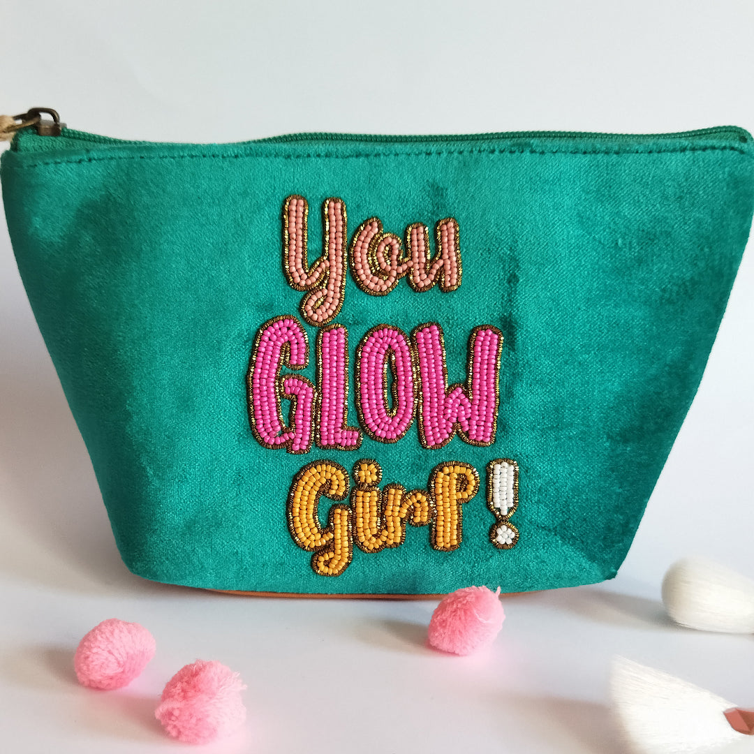 You glow girl -Make up kit sea green