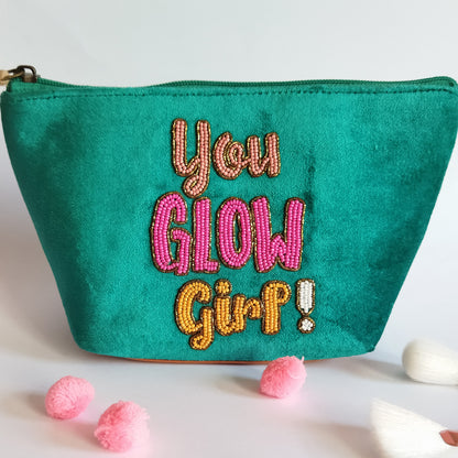 You glow girl -Make up kit sea green