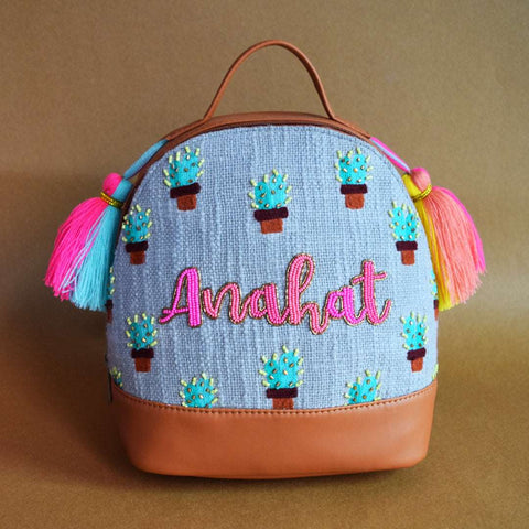 Personalized Backpack - Cute Cactus