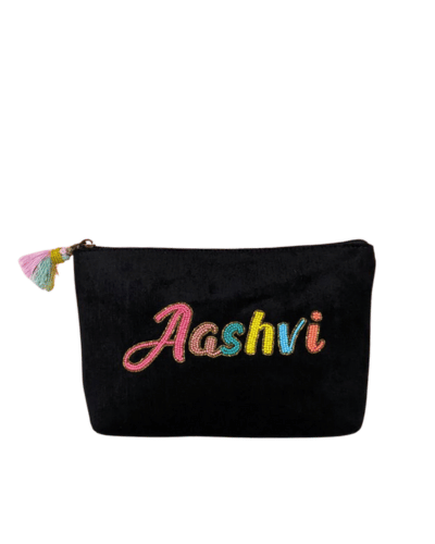Black Velvet Namepouch