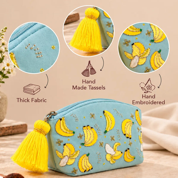 Banana Makeup Pouch