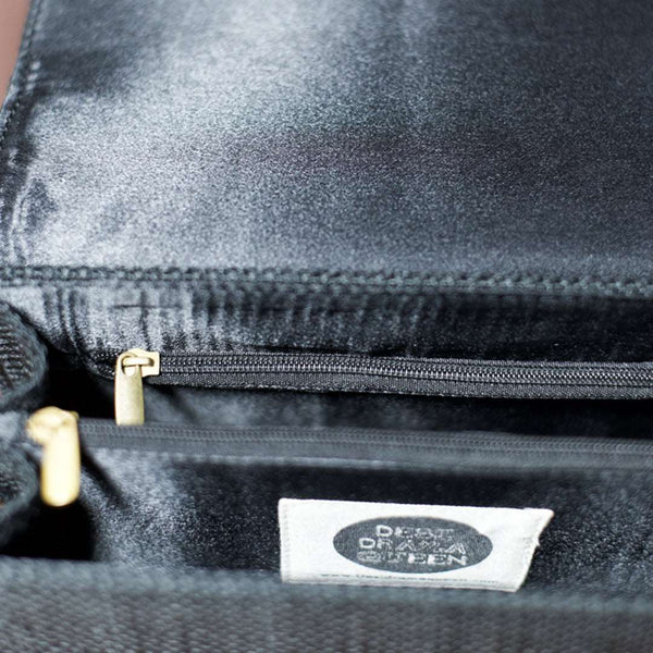 Bird Sling Bag-Grey (embroidered )