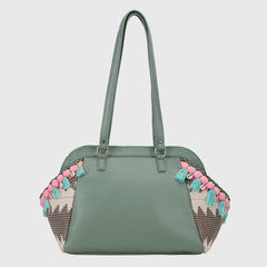 Boho Weekender Bag - Green