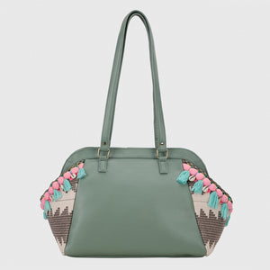 Boho Weekender Bag - Green
