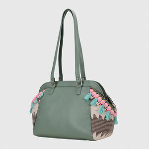 Boho Weekender Bag - Green