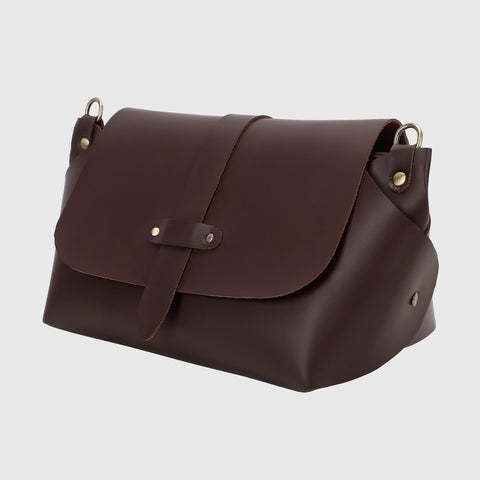 MULTI STRAP SLING BAG- BROWN (WITHOUT STRAP)