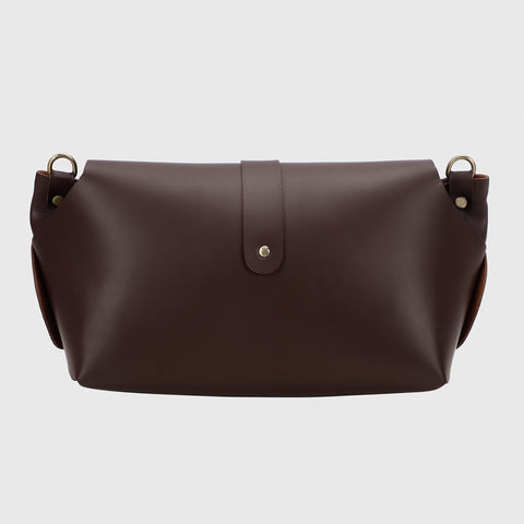 MULTI STRAP SLING BAG- BROWN (WITHOUT STRAP)