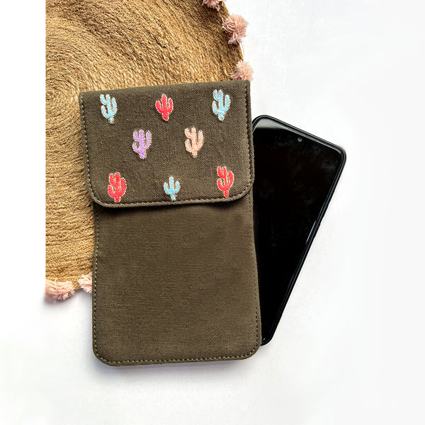 Cactus Phone Sling Bag + Wallet
