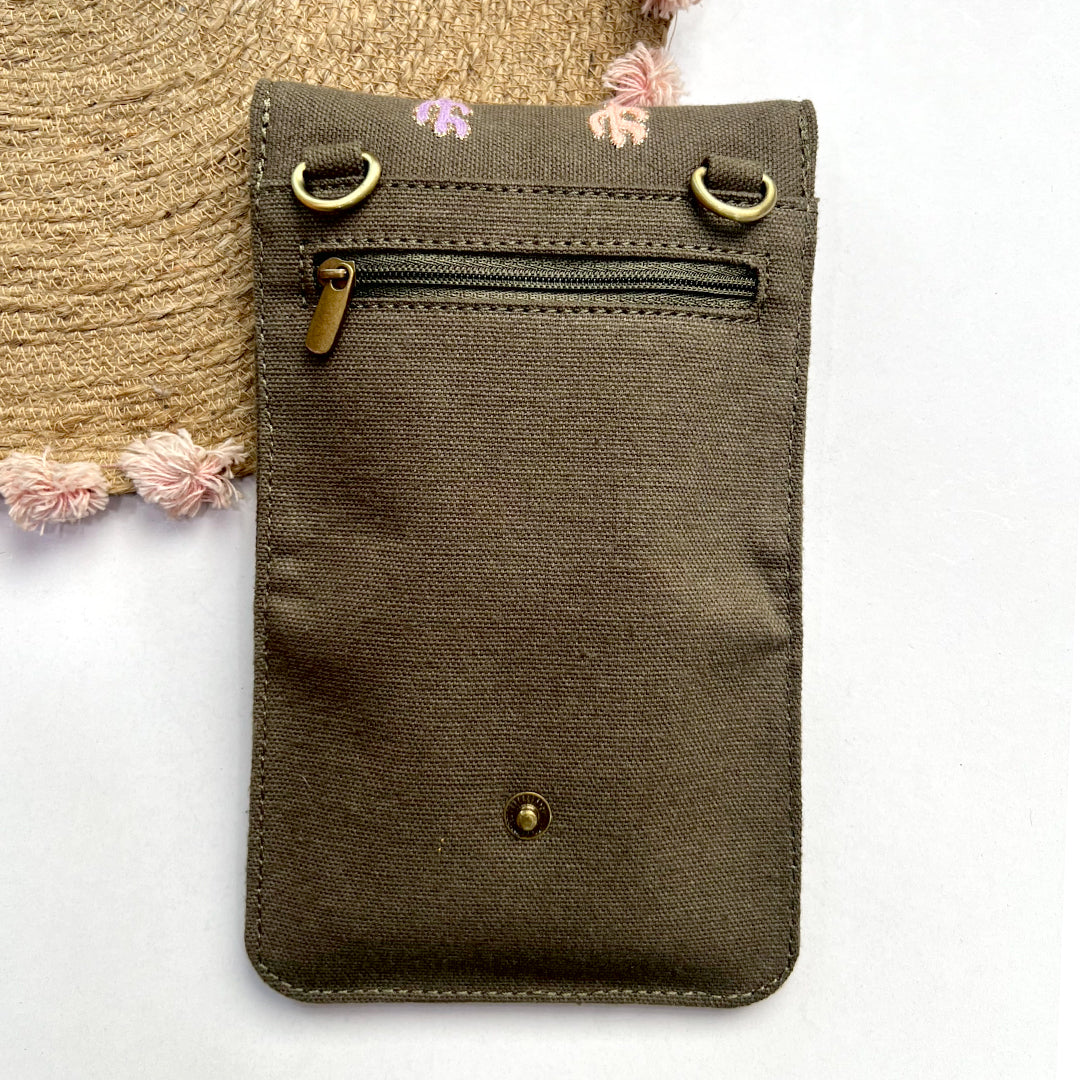 CACTUS Phone Sling bag + wallet
