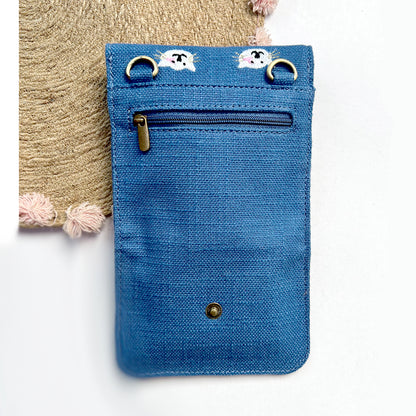 CAT Phone Sling bag + wallet