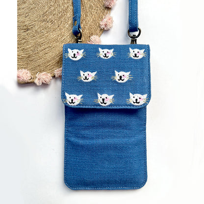 CAT Phone Sling bag + wallet