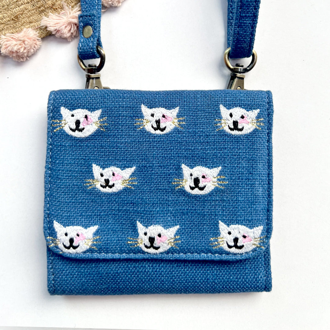 CAT Phone Sling bag + wallet