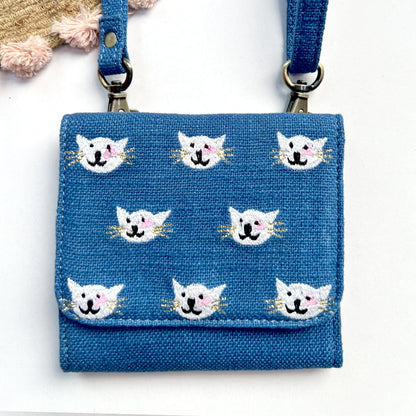 CAT Phone Sling bag + wallet
