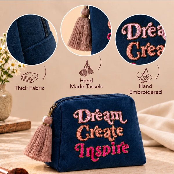 Dream Create Inspire - Makeup Pouch