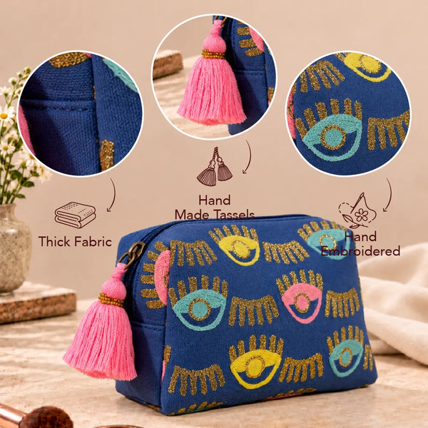 Evil Eye Makeup Pouch