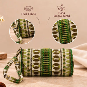 Green Geo sunglass cover