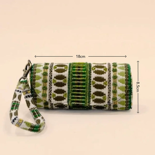 Green Geo sunglass cover