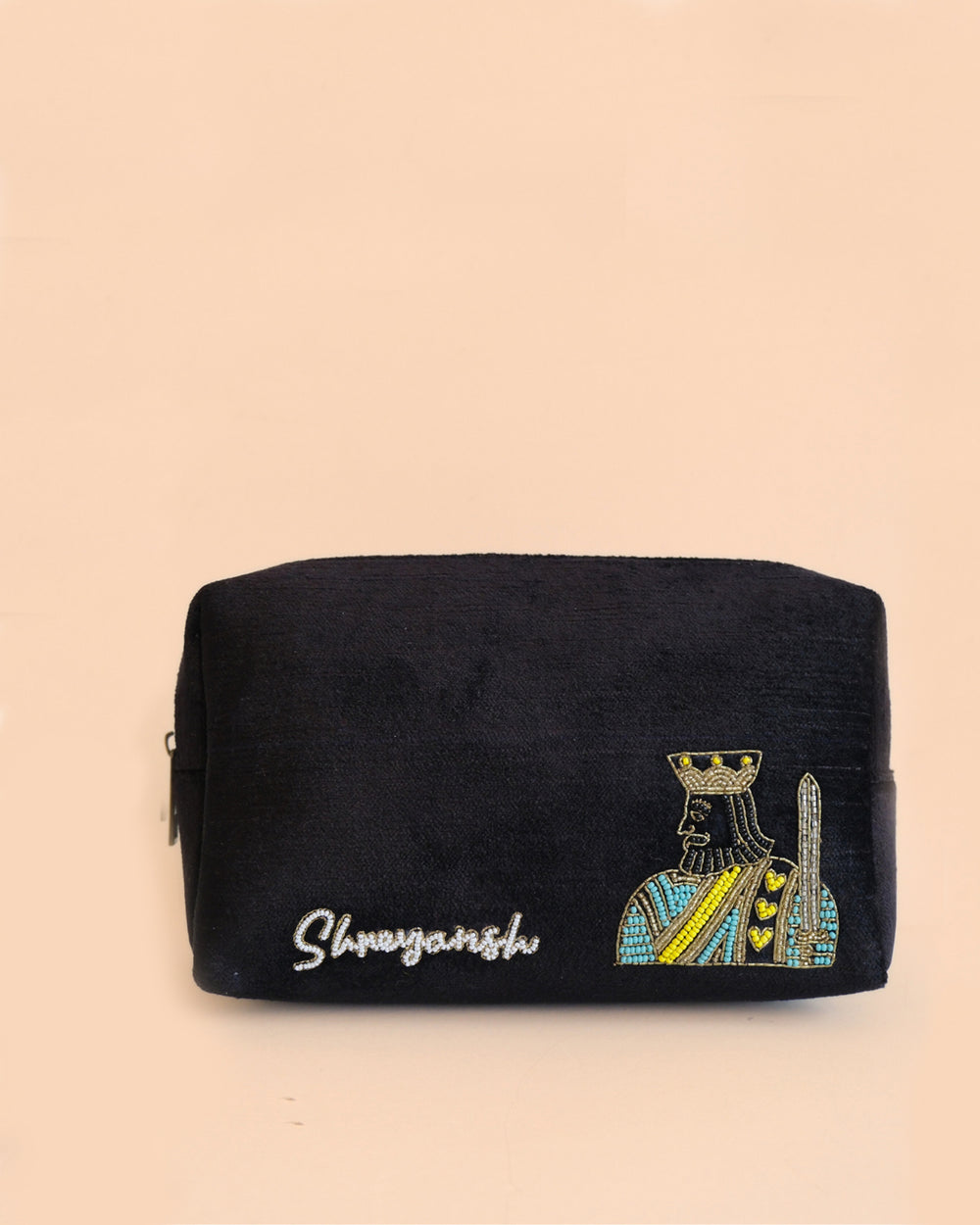 Personalized King Makeup Pouch