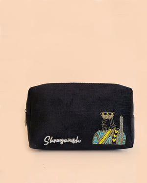 Personalized King Makeup Pouch