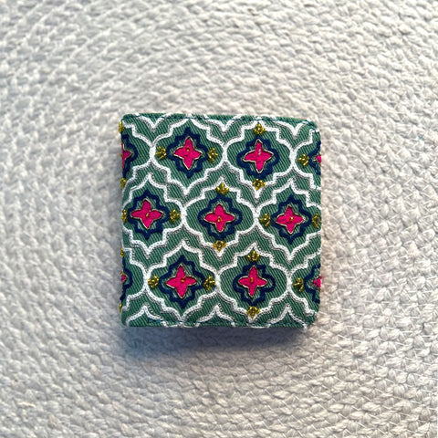 Layla Green Snap Button Wallet