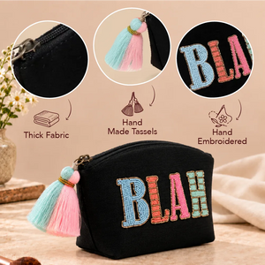 Makeup Pouch- Blah