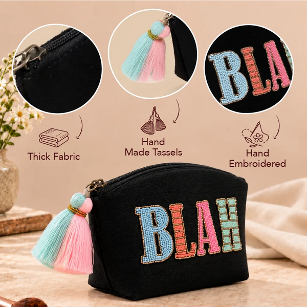 Makeup Pouch- Blah