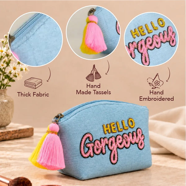 Makeup Pouch - Hello Gorgeous
