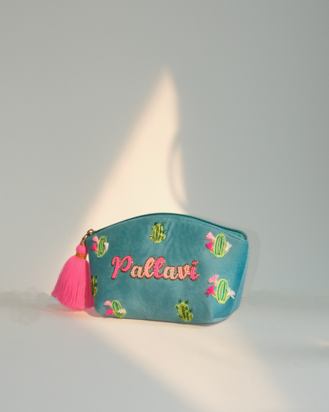 Customized Cactus Namepouch - Pallavi