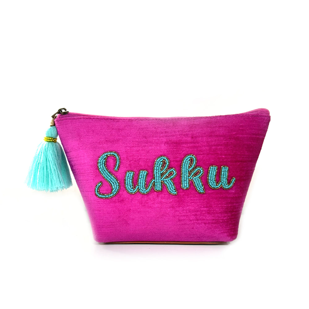 Personalized hot pink Namepouch - Sukku