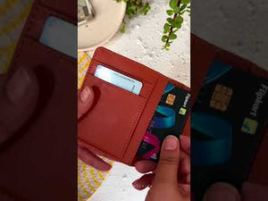 Anisa Pink Snap Button Wallet