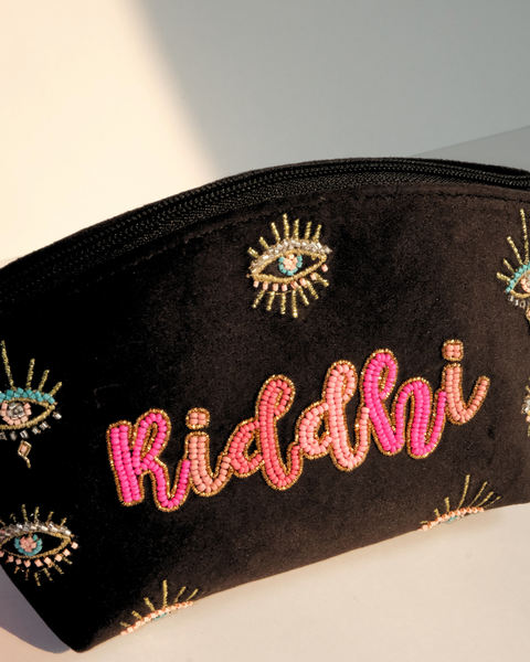 Customized Evil Eye Namepouch - Riddhi
