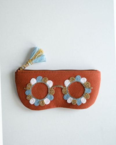 CLARA RUST SUNGLASS COVER