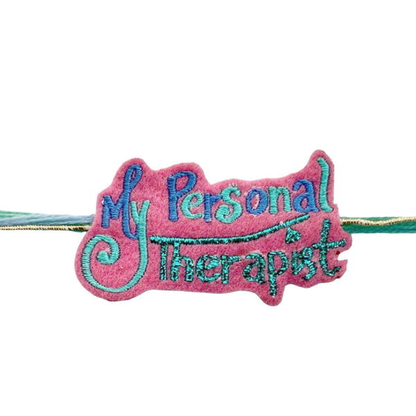 Embroidered Rakhi Magnet -  My personal therapist