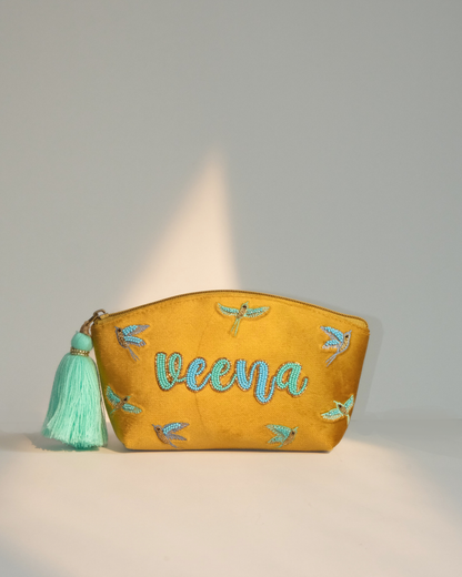 Customized Bird Namepouch - Veena