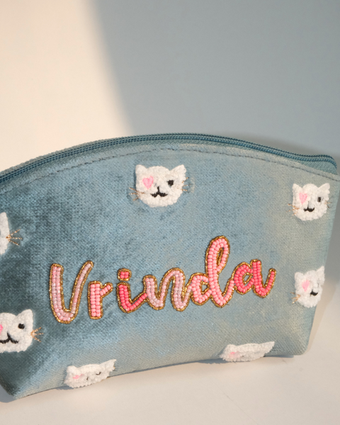 Customized Cat Namepouch - Vrinda